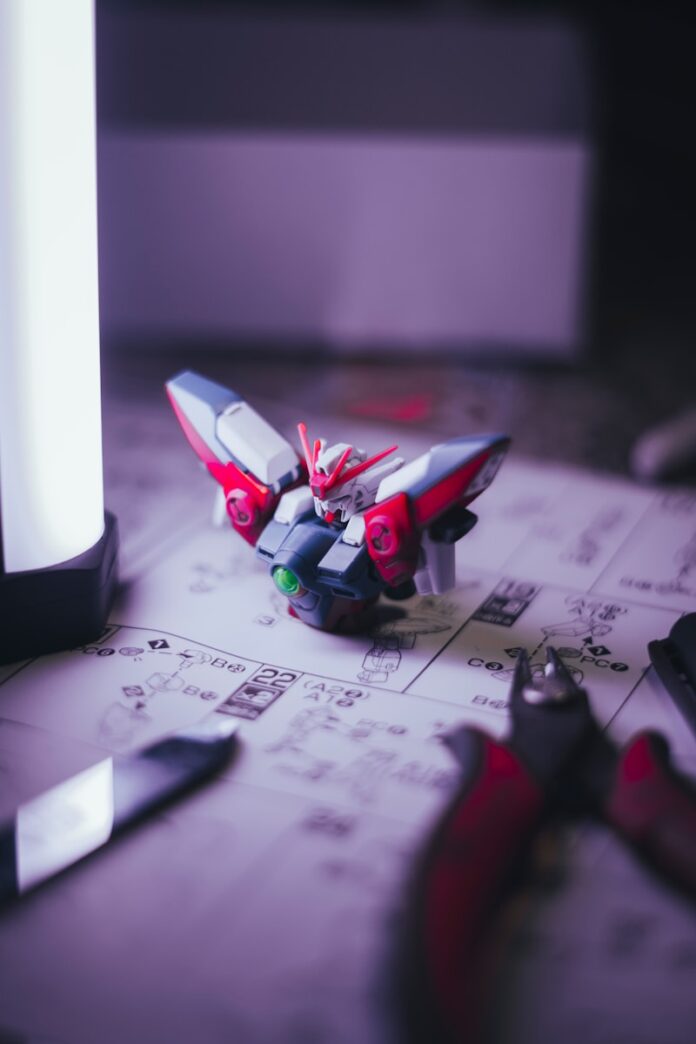Photo by Jonathan Ikemura a close up of a toy airplane on a table